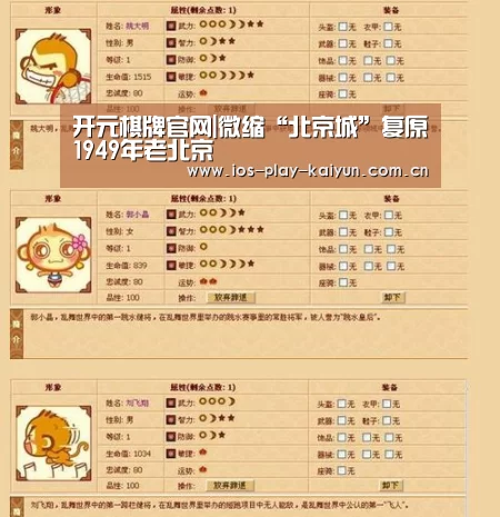 开元棋牌官网|微缩“北京城”复原1949年老北京